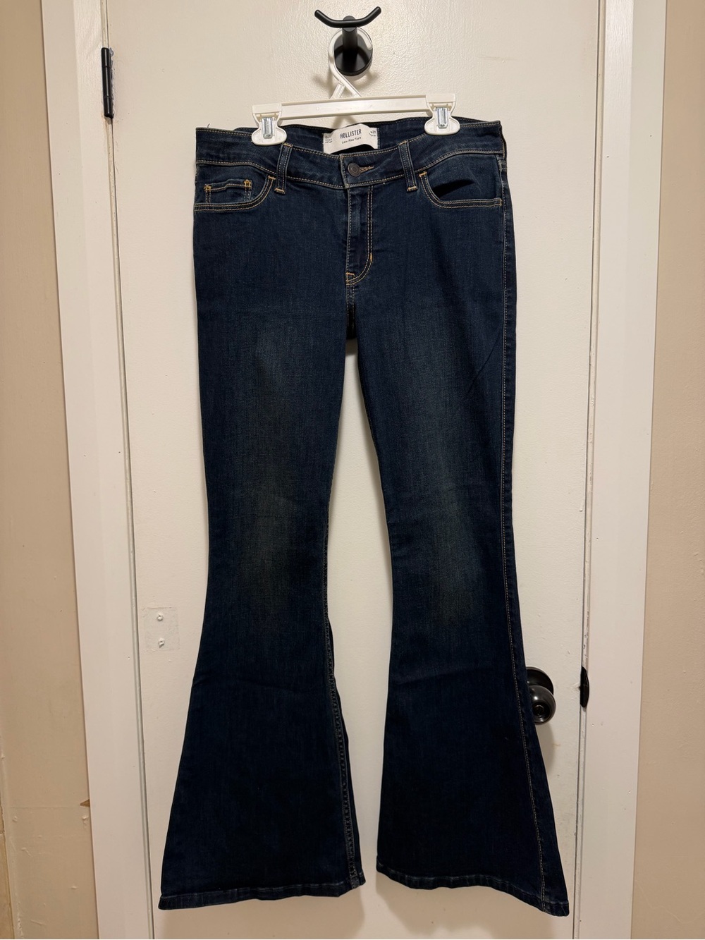 Hollister Dark Indigo Flare Jeans